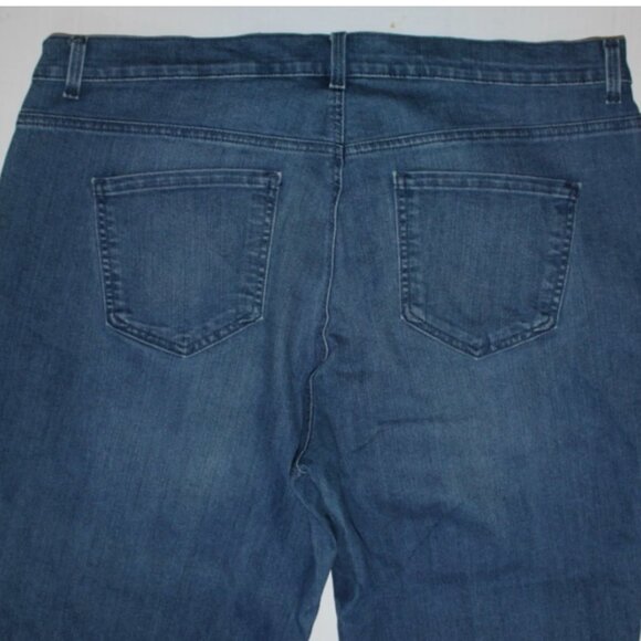Gloria Vanderbilt Plus Size Jeans 20 W Short Amanda Blue Stretch Denim Pants NWT - Picture 4 of 5